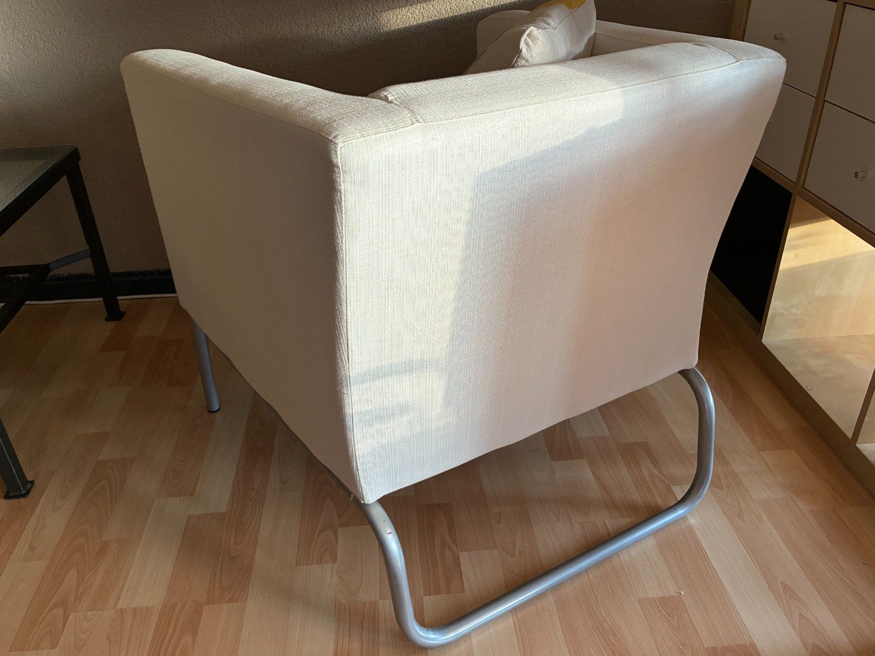 Ikea Poltrone: IKEA Klappsta: bequemer Sessel mit Stoffbezug weiss – Usato da Thun venduto da retoolinoo 2
