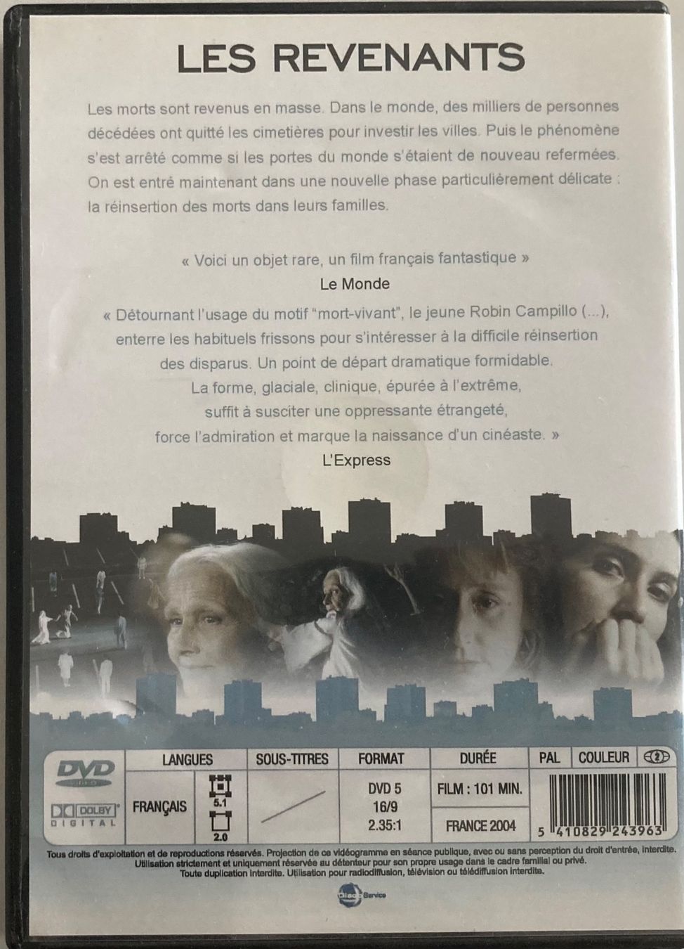 Tutti i DVDs: ROBIN CAMPILLO - LES REVENANTS – Usato da Poliez-Pittet venduto da Newtown-Records 1