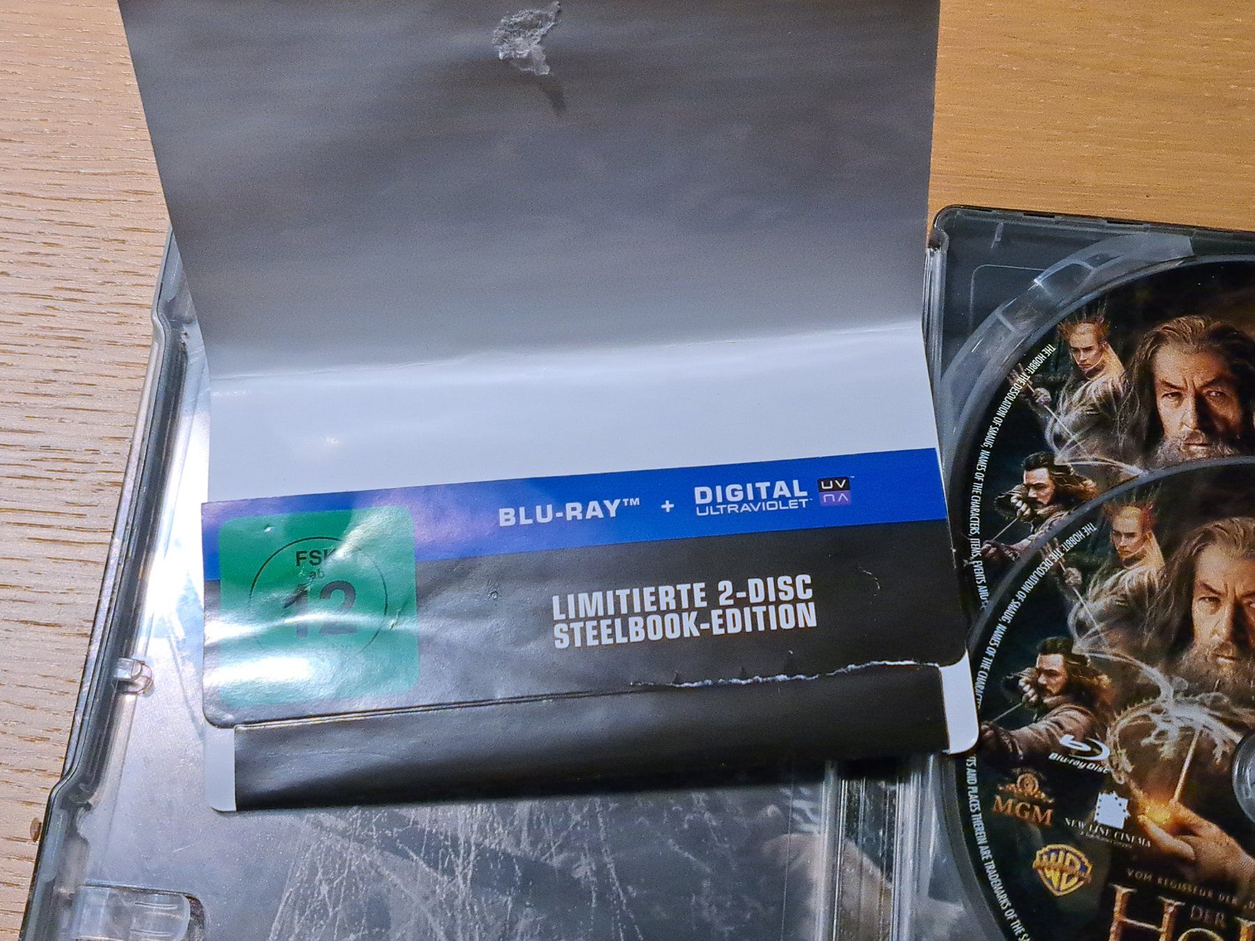 Tutti i DVDs: HOBBIT, Smaugs Einöde. Blu-ray 2-Disc STEELBOOK – Nuovo (secondo la descrizione) da Unterseen venduto da Kanica 5