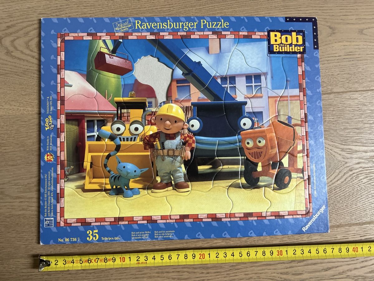 Ravensburger Puzzle: Ravensburger Puzzle Bob der Baumeister, 35 Teile – Difettoso da Oensingen venduto da katepe 1