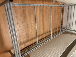 Metallbett Einzelbett grau gebraucht