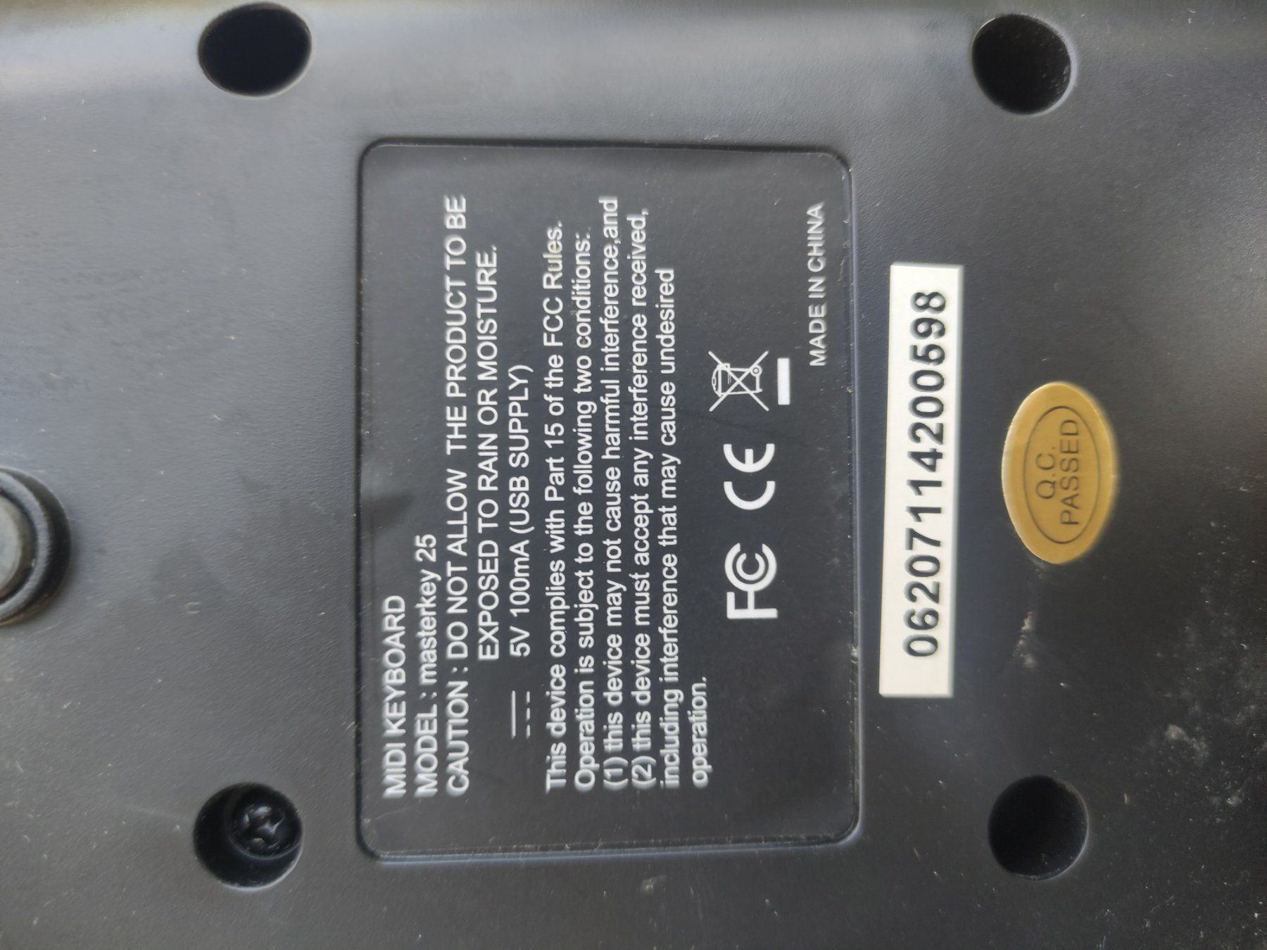 Strumenti musicali: Masterkey 25 keyboard  Acorn – Usato da Cham venduto da cgroove 2