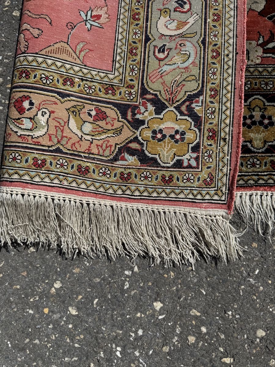 Tappeti: Wunderschöner Persischer Teppich,, 100%Seide-79x126 – Usato da Sempach venduto da Star7 5