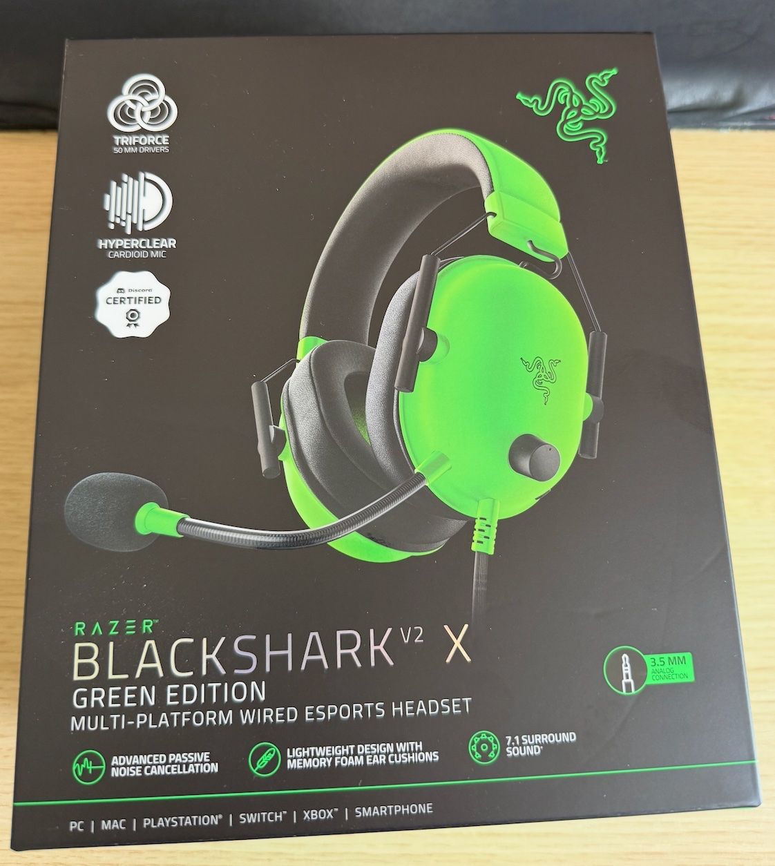 Razer Cuffie: Razer Blackshark v2 X Headset – Usato da Emmenbrücke venduto da csimex01