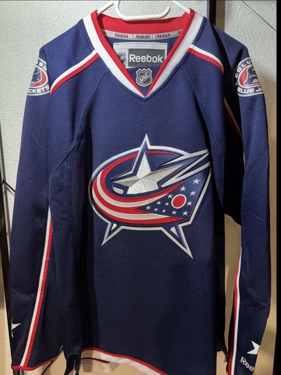 Reebok Canottiere & Pantaloni: NHL Columbus Blue Jackets Jersey, Grösse L – Nuovo (secondo la descrizione) da Rechthalten venduto da Trikot-master