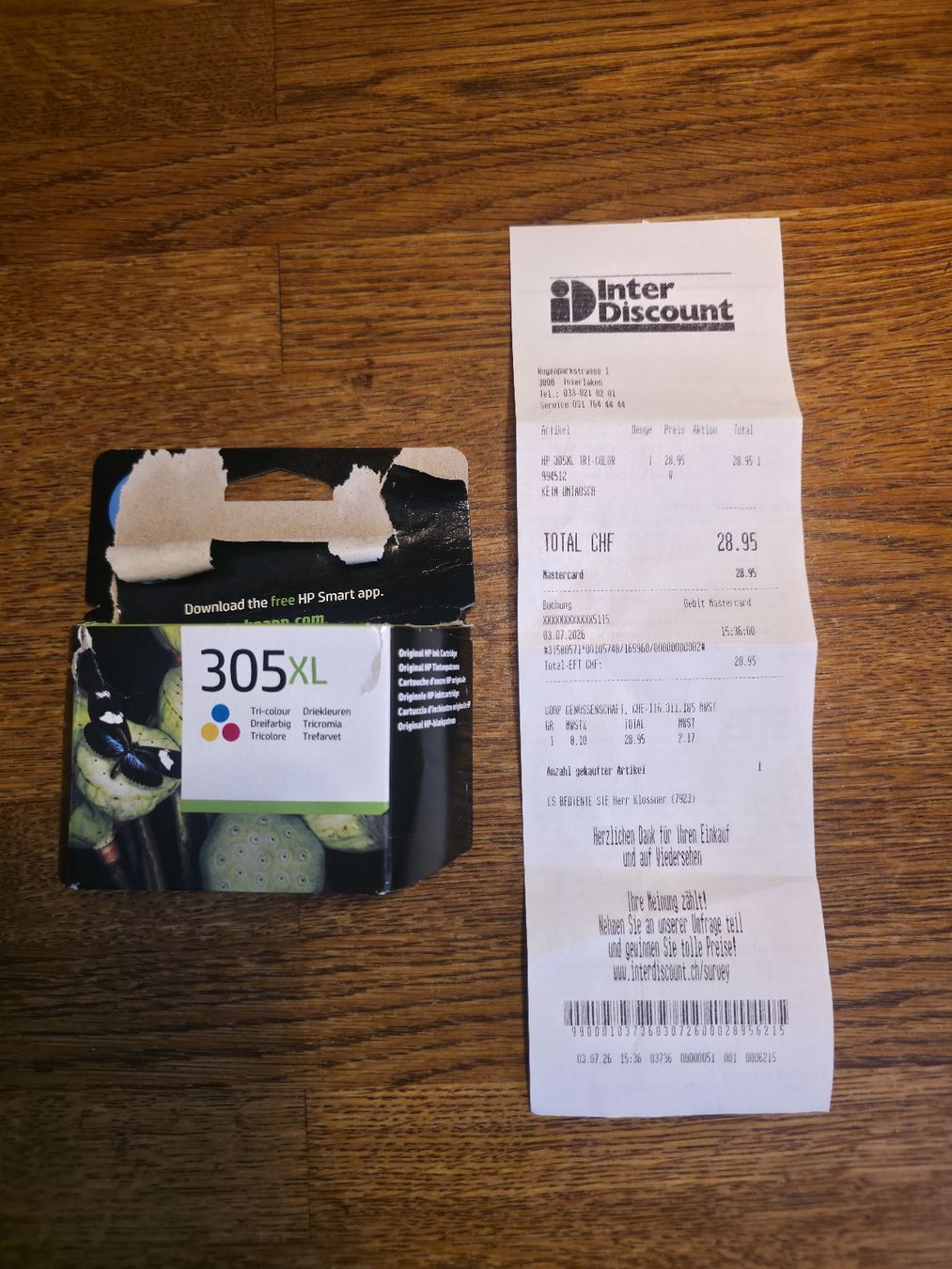 Hewlett Packard Druckerpatronen & Toner: HP Druckerpatronen 305 XL Farbig – Neu und originalverpackt aus Freimettigen von PrimeFix-Huggler