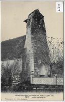 Eglises Vaudoises anciennes en 1906 - Clocher de Villarzel