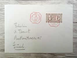 TR52 Enveloppe + Timbre Suisse 1943