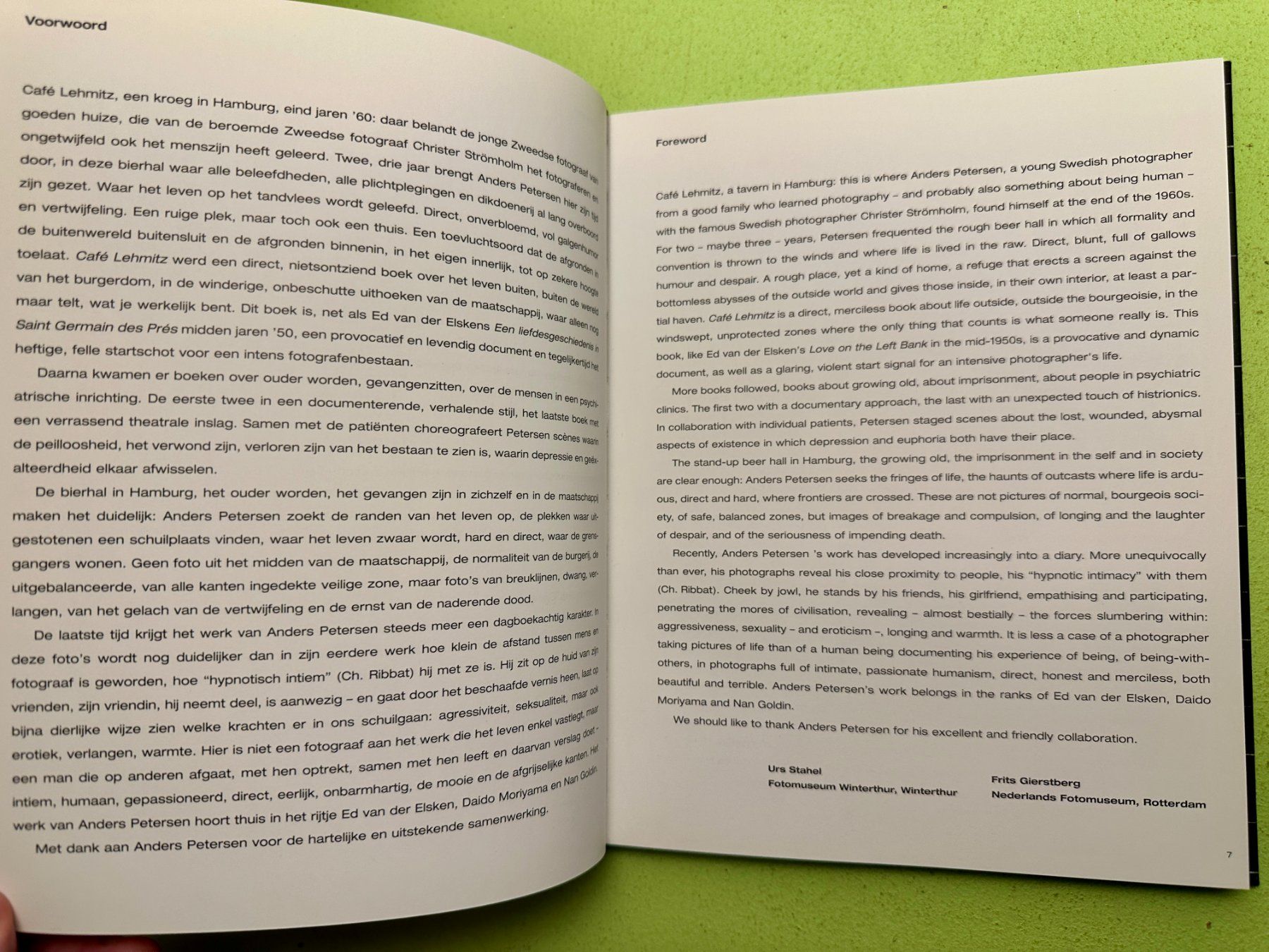 Libri: Anders Petersen: Ich Dich lieben, Du mich auch? – Usato da Zürich venduto da allp 2