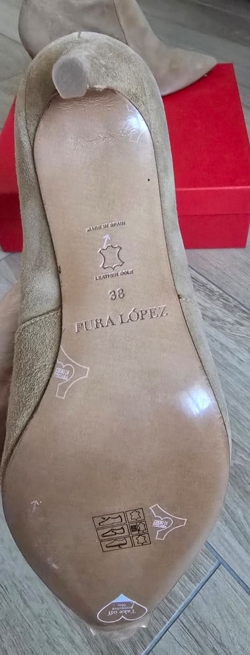 Scarpe da donna: Bottines en daim Pura Lopez – Nuovo e nell'imballaggio originale da Mont-sur-Rolle venduto da Senna85 4