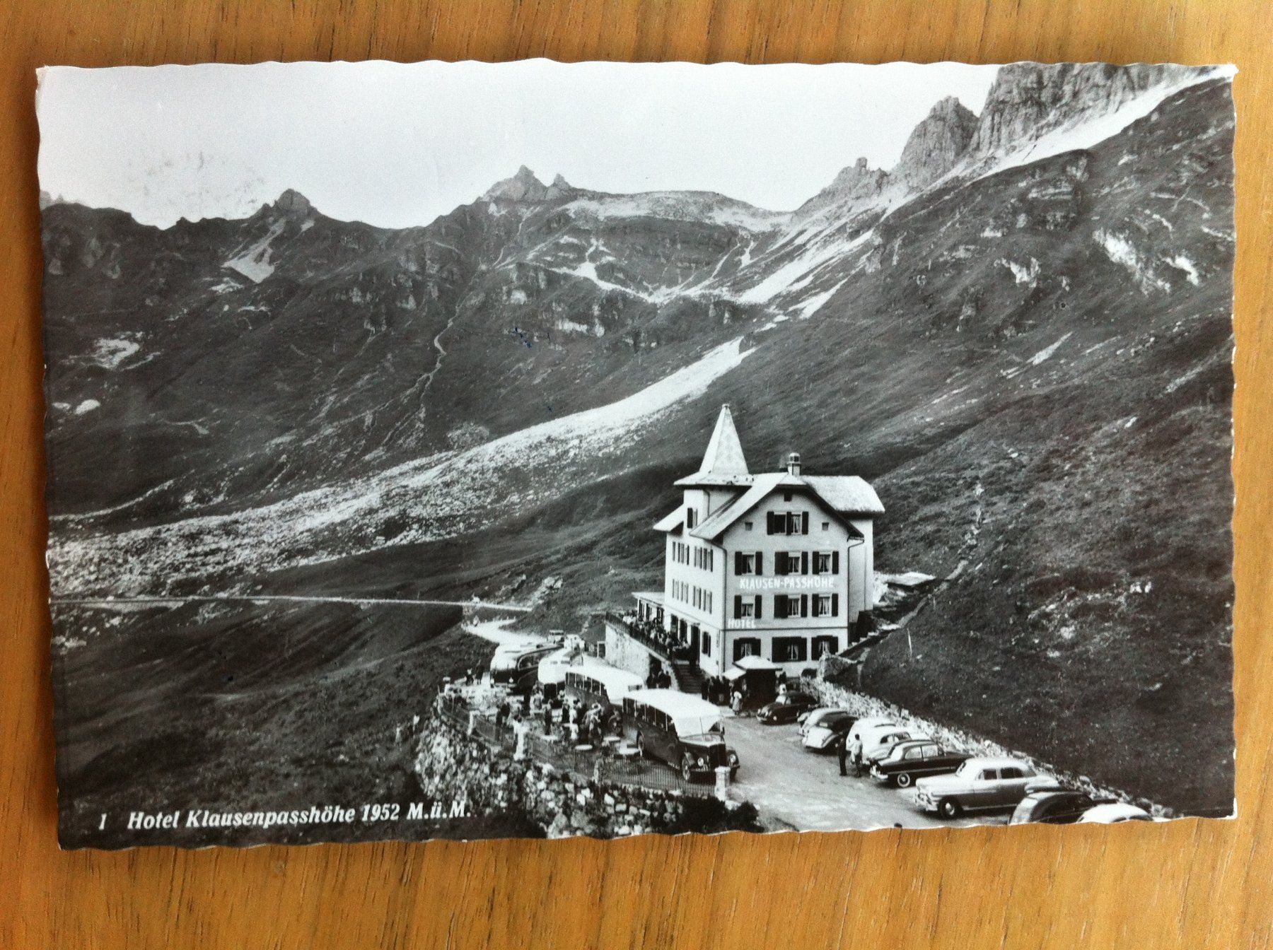 Cartoline postali: Ansichtskarte Klausenpasshöhe 1955 – Usato da Brunnen venduto da Artemis53