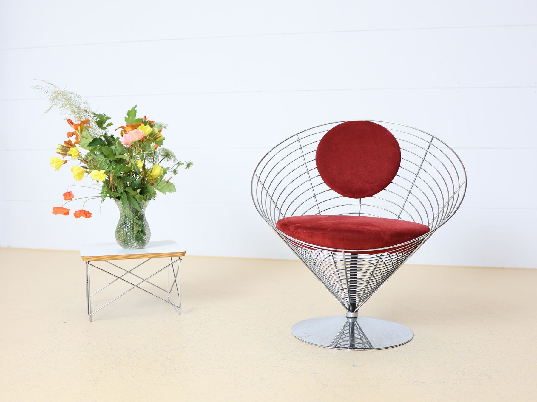 Vitra Sedie: Verner Panton Wire Cone Chair | Rot – Usato da Meinisberg venduto da atelier_TILIJA 3