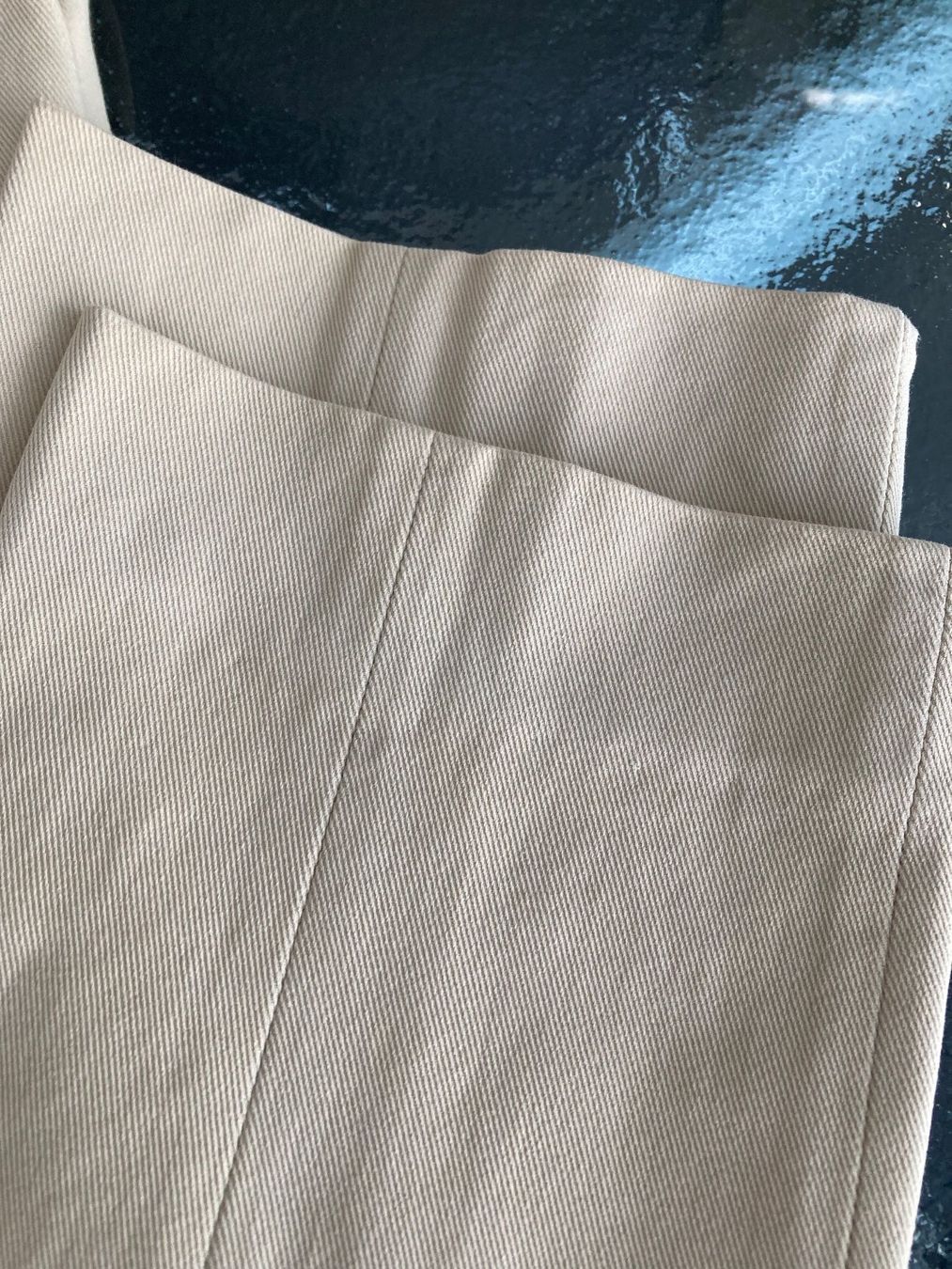 Loro Piana Pantaloni: Wunderbare Loro Piana Sommerhose, IT40, Baumwolle, sand hell – Usato da Zürich venduto da elegantissima 2