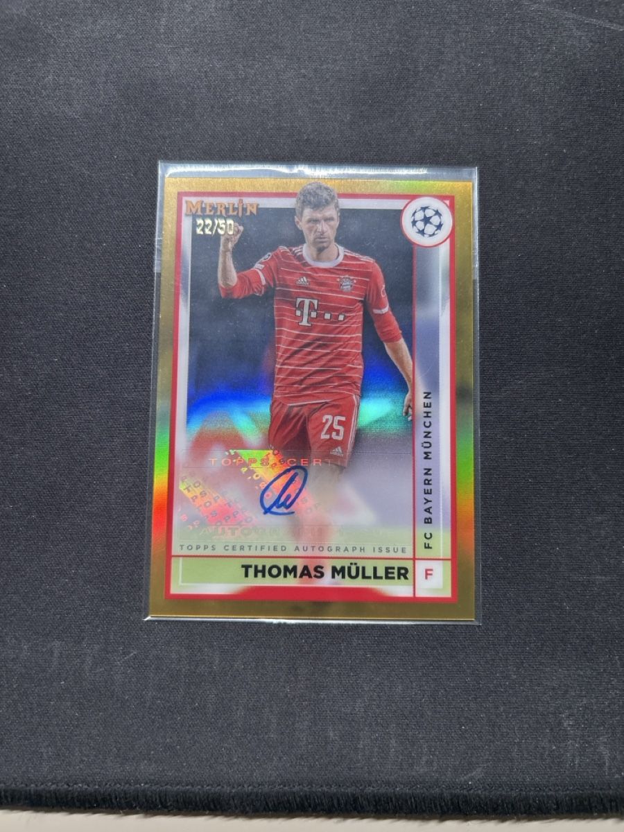 Topps Carte collezionabili: Topps Merlin Thomas Müller Auto /50 – Usato da Greppen venduto da hcv_cc2r