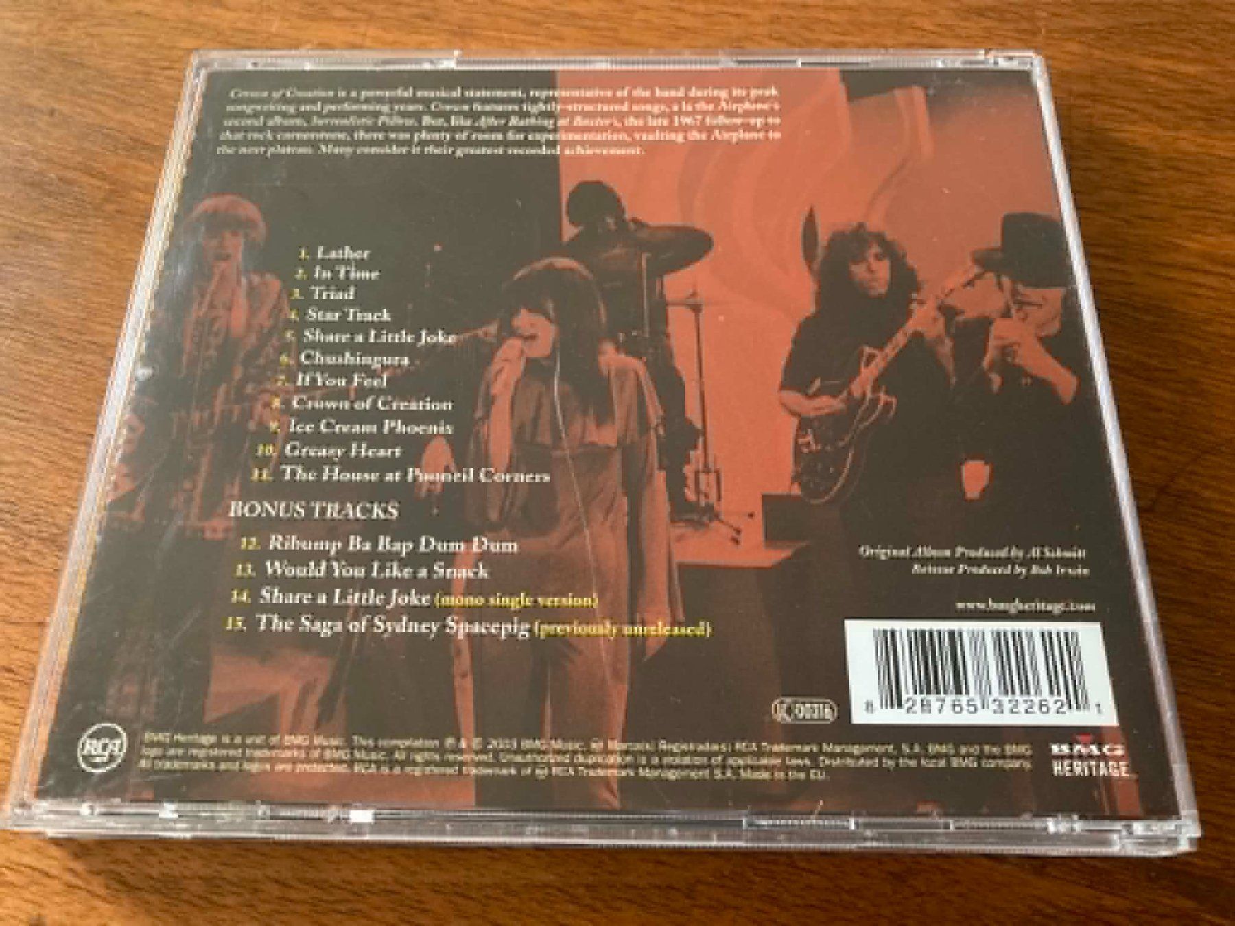 CDs: Jefferson Airplane - Crown of Creation CD – D'occasion à Lausanne par sim_bc8q 1