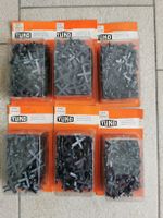 TÜKO Fliesenkreuze, Abstandshalter 5.0mm, 6 Packungen, Neu!