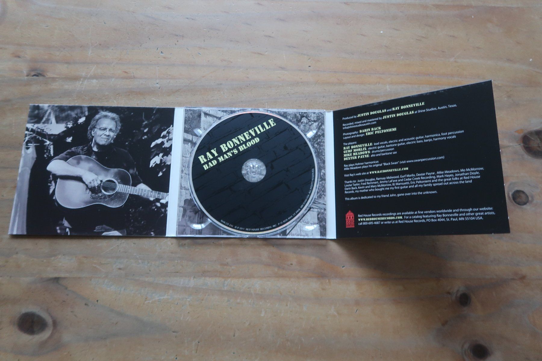 CD: RAY BONNEVILLE - BAD MAN'S BLOOD - CD – Usato da Basel venduto da Patiscat 3