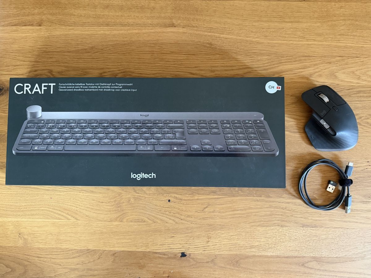 Logitech Tastaturen: Logitech Craft Tastatur inkl. Logitech MX Master 3S Mouse – Gebraucht aus Luzern von lang30 2