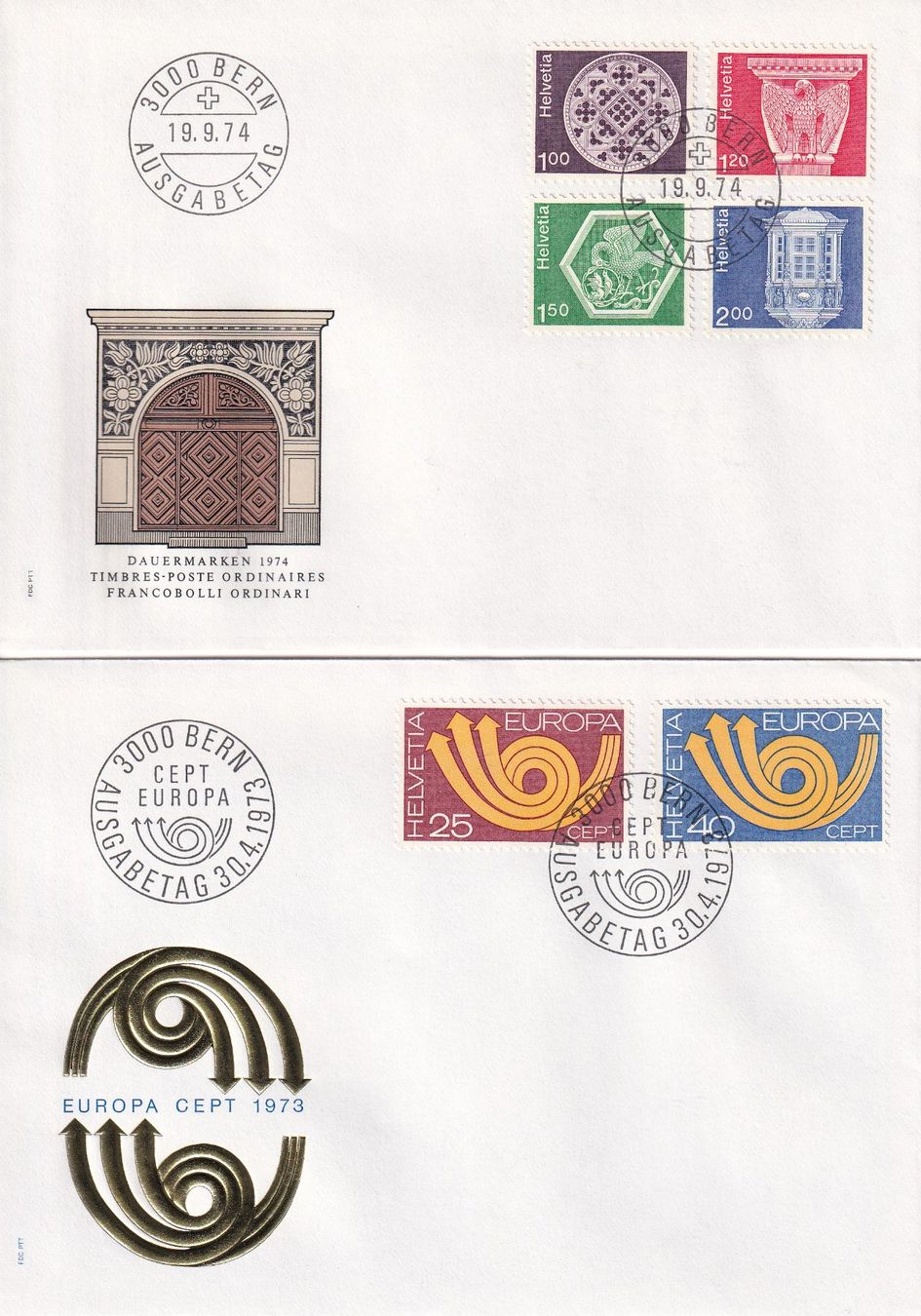 Tutti i francobolli: Lot 8 Briefe FDC 1972 - 1975 – Usato da Rossa venduto da becky05 3