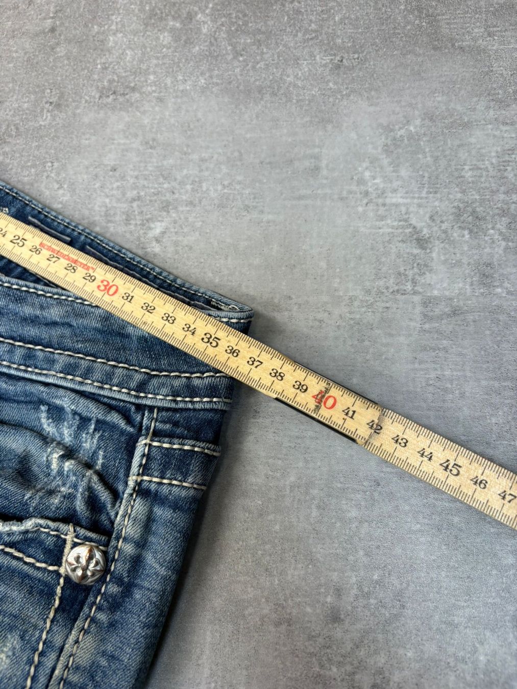 Jeans: Miss Me Bootcut Flared Jeans - Grösse S/27 – Usato da Werdenberg venduto da hase.vintage 7