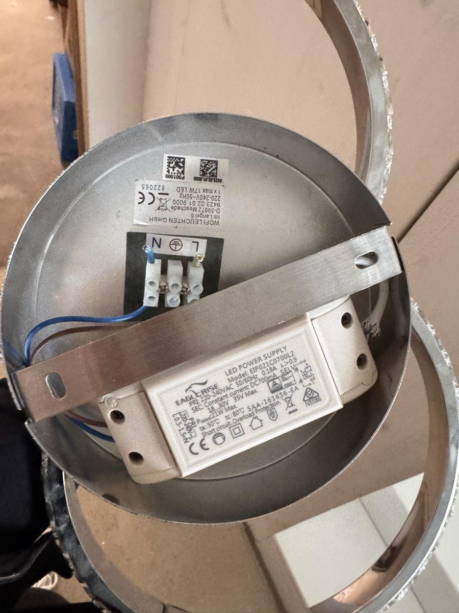 Lampadari & plafoniere: Deckenleuchte mit Kristallringen Chrom – Usato da Hausen AG venduto da bes_g779 2