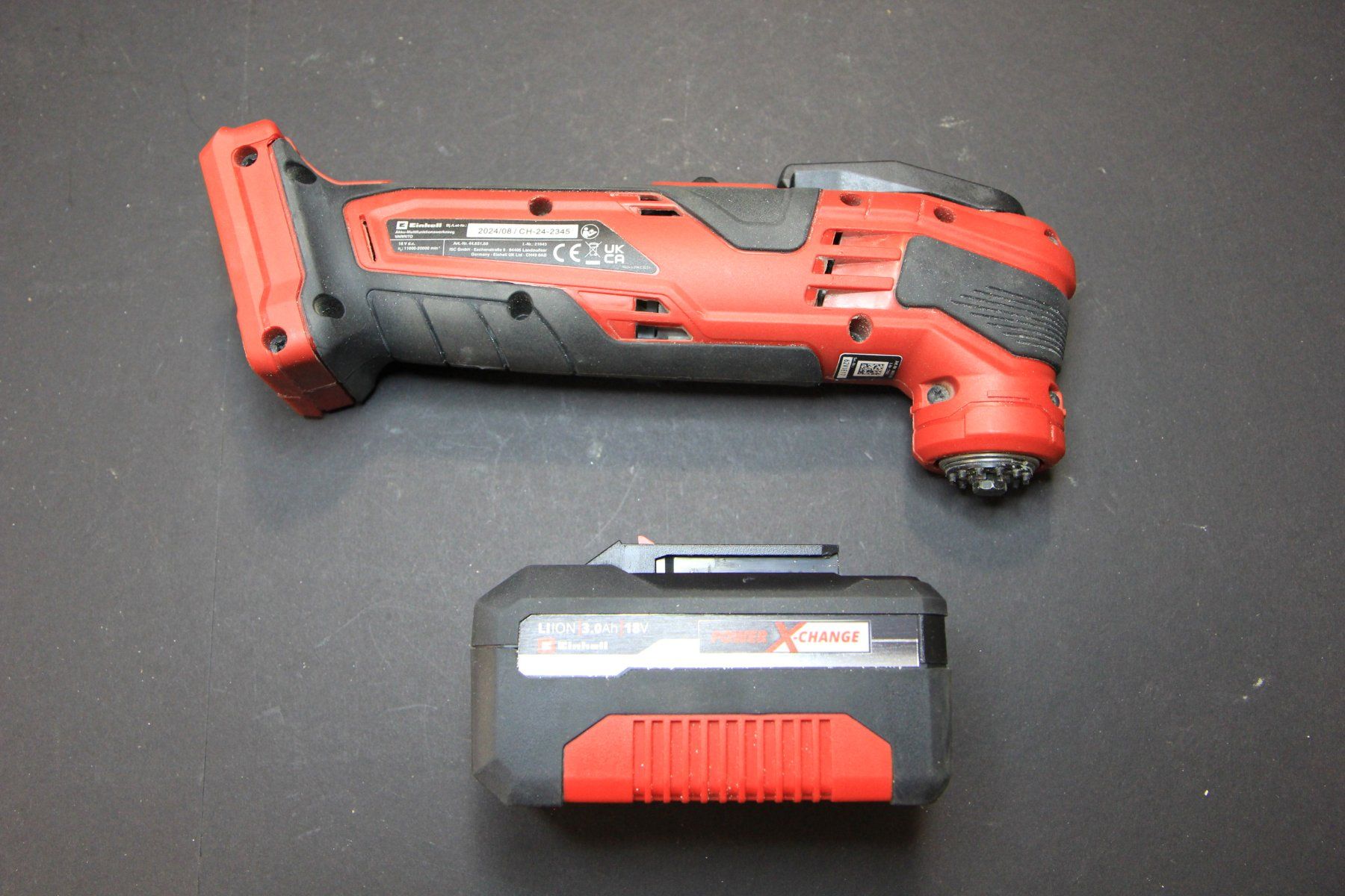 Einhell Tutti gli attrezzi: Einhell VARRITO Multitool 18V, inkl. 3Ah Akku und Ladegerät – Usato da Hölstein venduto da Kraftpaket 3