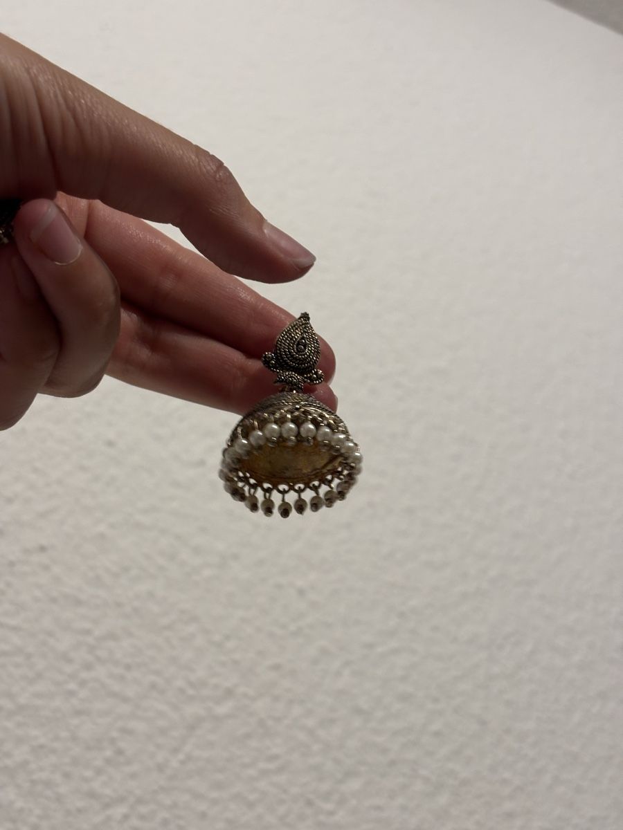 Orecchini pendenti & Orecchini a lobo: Jhumka Ohrringe mit Perlen – Usato da Zürich venduto da nnsn 4