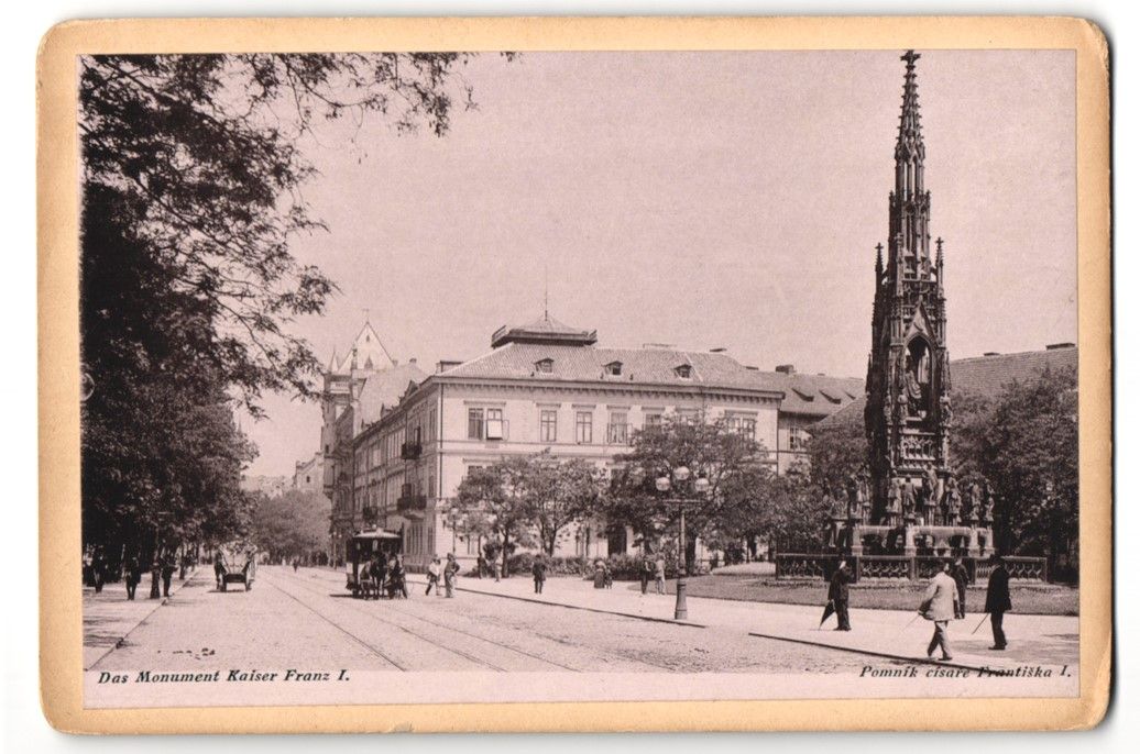 Fotografie &  Plakate: Fotografie Prag, Pferdebahn am Monument  – Gebraucht aus Berlin von bartko-reher