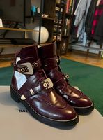 Balenciaga Ceinture leder mit gurten boots, Größe: 38
