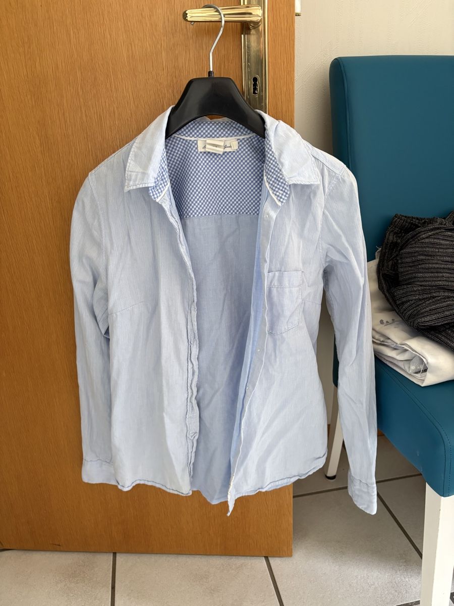 Camicette: Damen Bluse L.O.G.G. hellblau kariert Grösse 40 gebrauch – Nuovo (secondo la descrizione) da Schüpfen venduto da ani_gj8r