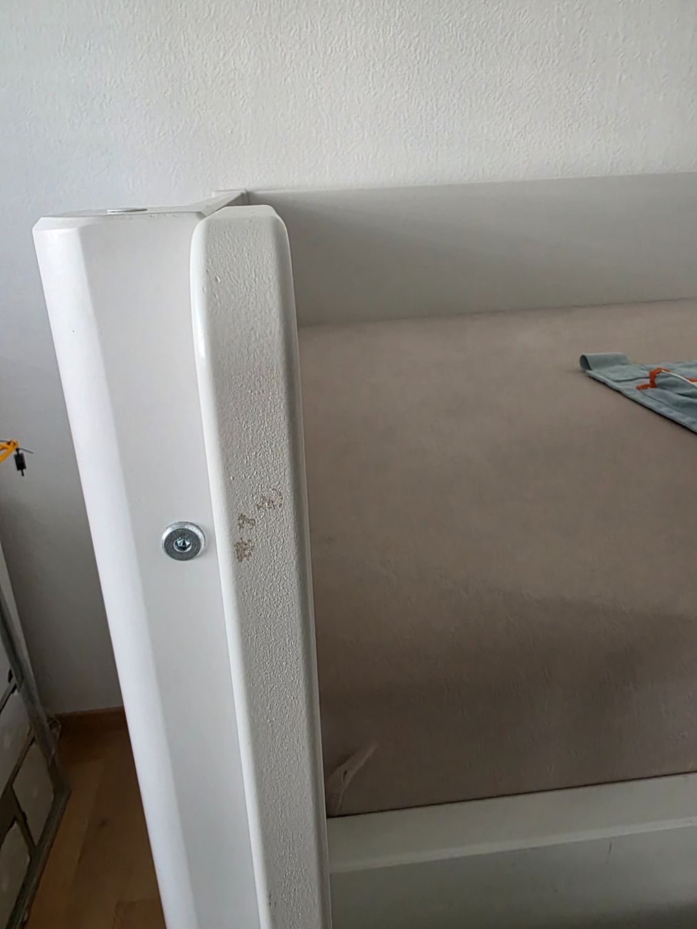 Flexa Letti: Flexa Halbhoch-Bett White mit Vorhänge und Matratze – Usato da Dietikon venduto da Antopo 7
