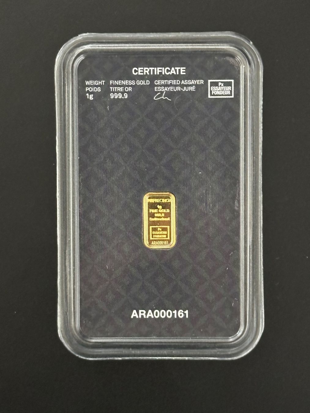 Edelmetalle: Goldbarren 1g Gold Service – Neu und originalverpackt aus Untersiggenthal von byiggy 1