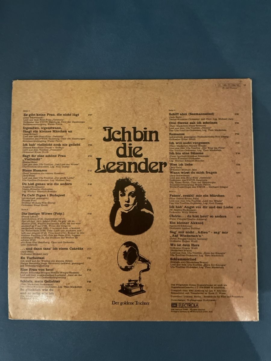 Dischi in vinile: Zarah Leander – Ich Bin Die Leander 2 LP – Usato da Diepoldsau venduto da Ganthammer 2