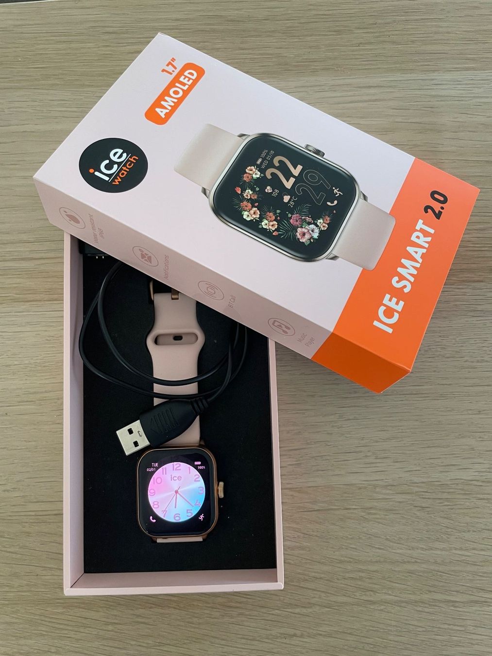 Ice watch Smartwatch: Ice Watch Ice Smart 2.0 Amoled 1.7'' Rose Gold – Usato da Pully venduto da Fictikalli 1