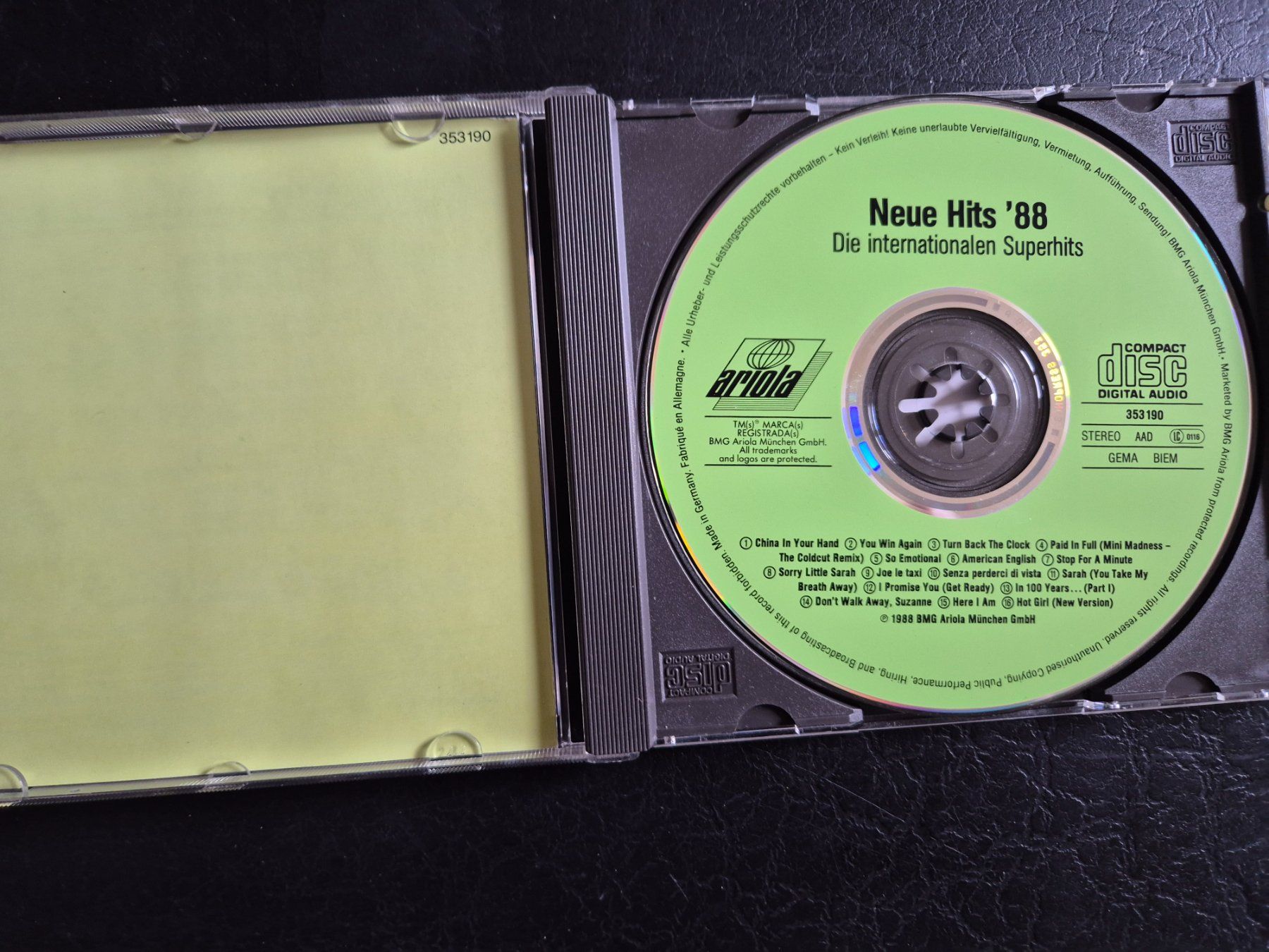 CDs: CD Neue Hits '88 - Internationale Superhits rar – Gebraucht aus Zürich von haitimarasa 1