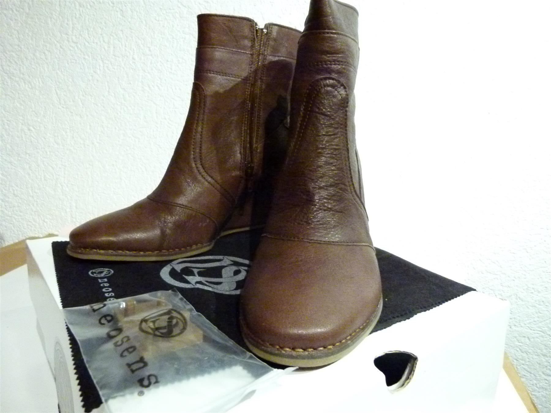 Neosens Scarpe da donna: Neosens Leder Stiefel Gr. 41 Lp,268Fr. – Nuovo (secondo la descrizione) da Uerkheim venduto da Justi.y 7