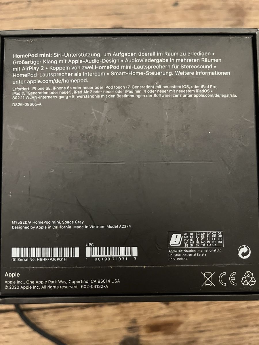 Apple Lautsprecher: Apple homepod mini – Gebraucht aus Ehrendingen von  2