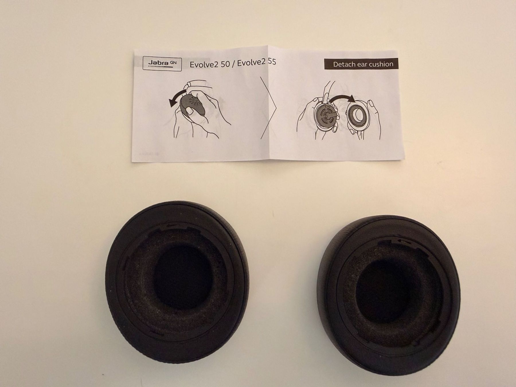 Jabra Kopfhörer: Jabra 50/55 Earpads – Neu und originalverpackt aus Kiesen von essomat