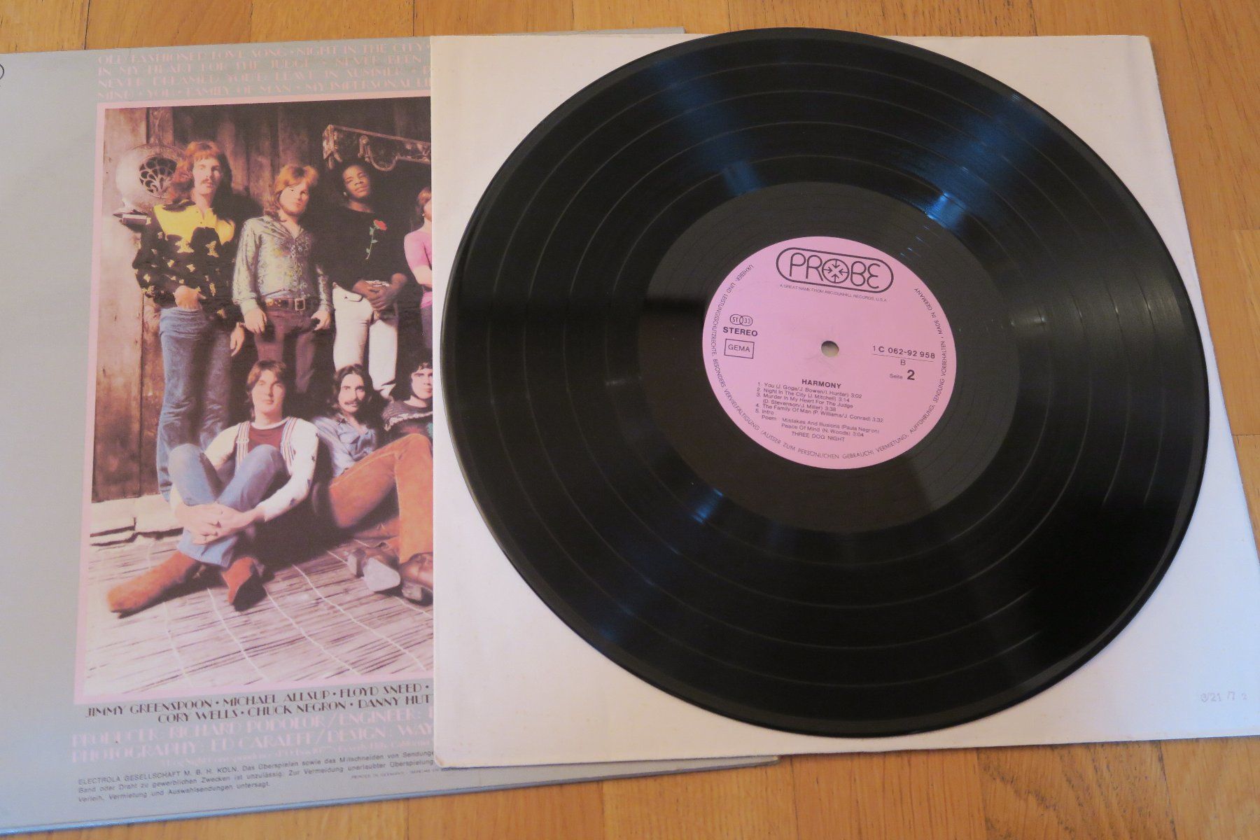 Vinyles: Three Dog Night – Harmony – D'occasion à Thun par Karibu70 2