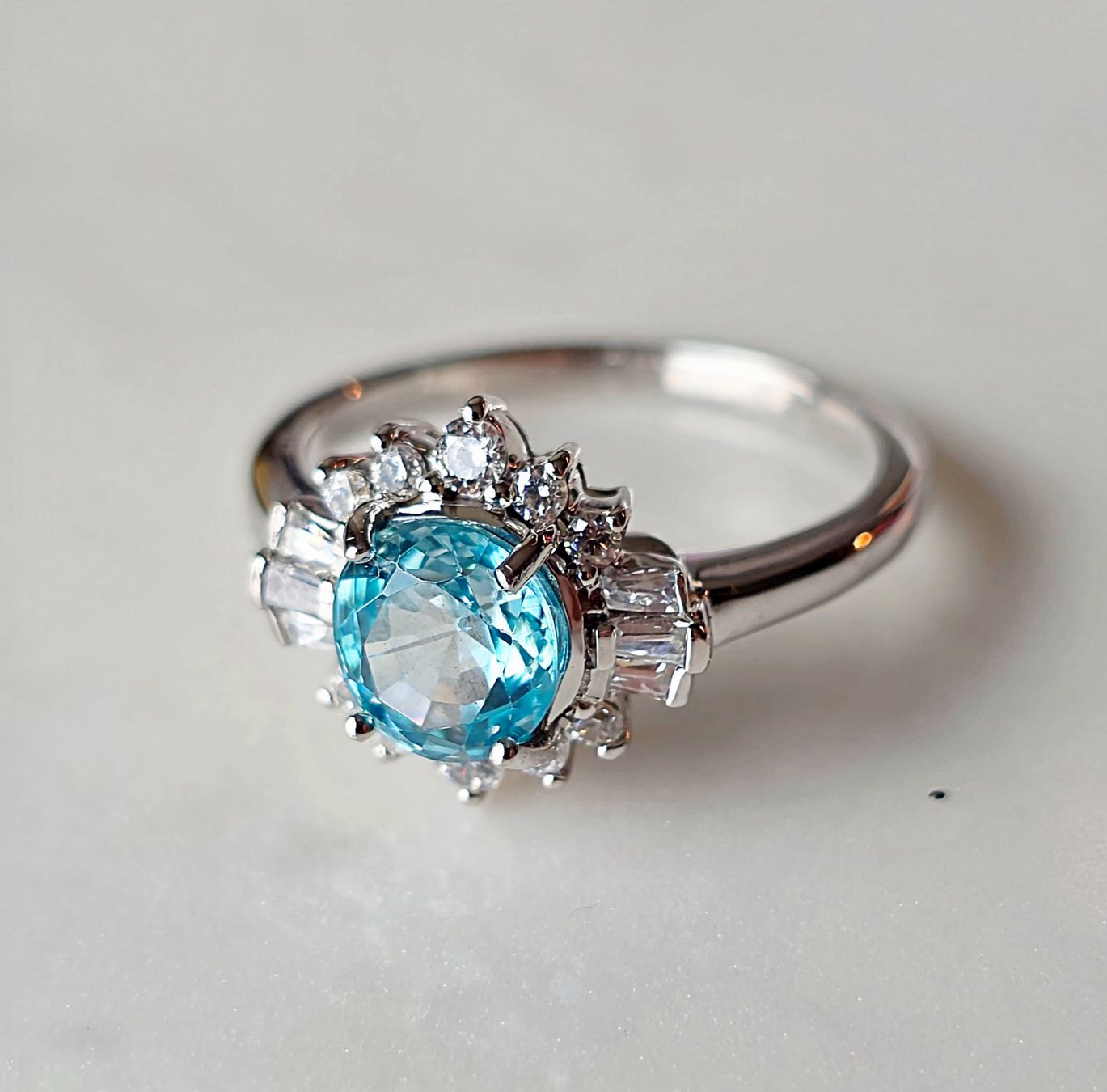 Ringe: Blau Topas Fingerring – Neu (gemäss Beschreibung) aus Zürich von Benedikt21