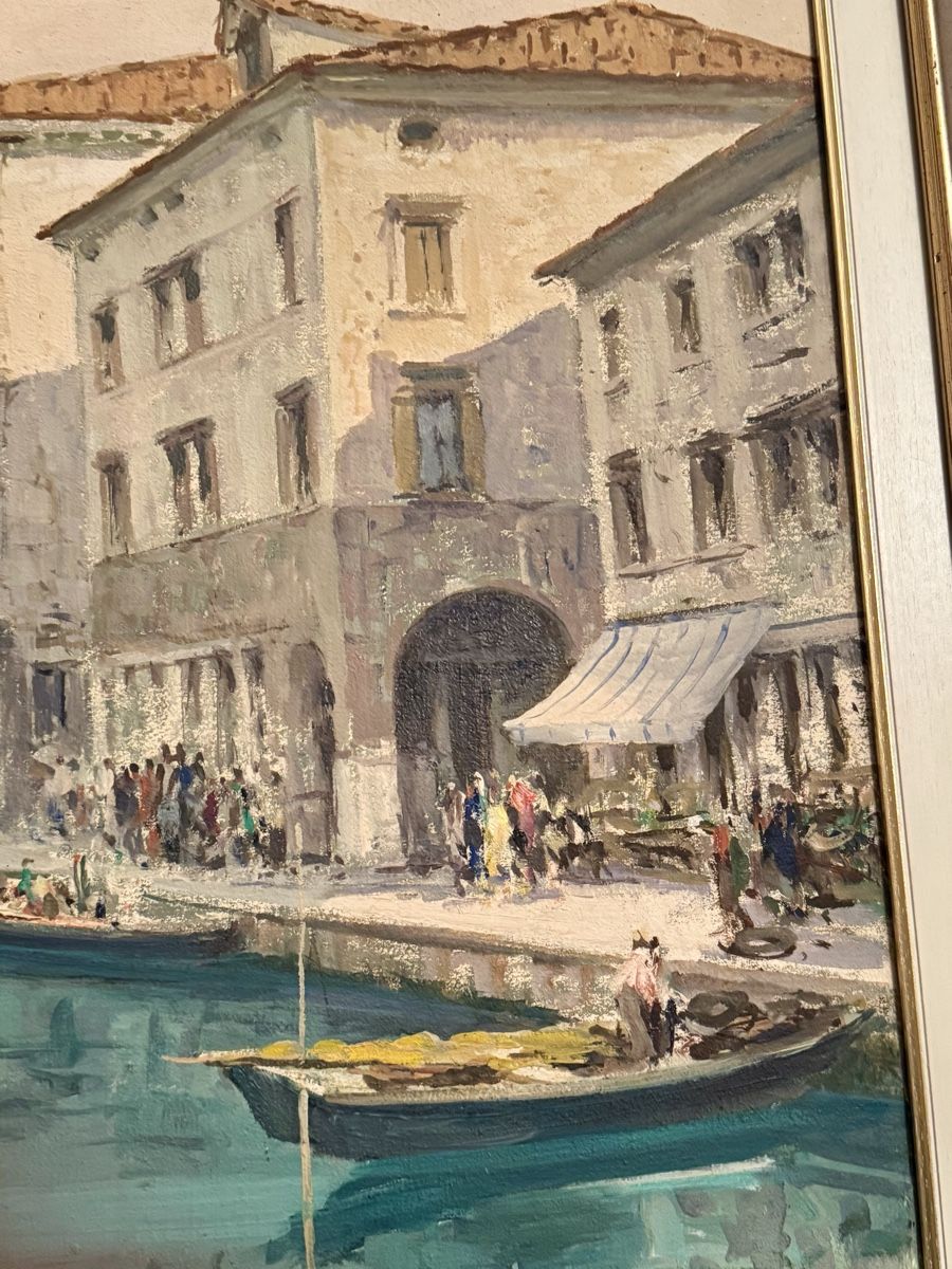 Tableaux: Luigi Pagan Oelgemälde Chioggia – D'occasion à Mezzovico par bauhaus70 1