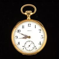 Omega - Taschenuhr aus 18-karätigem Gold, Anfang des 20. Jah