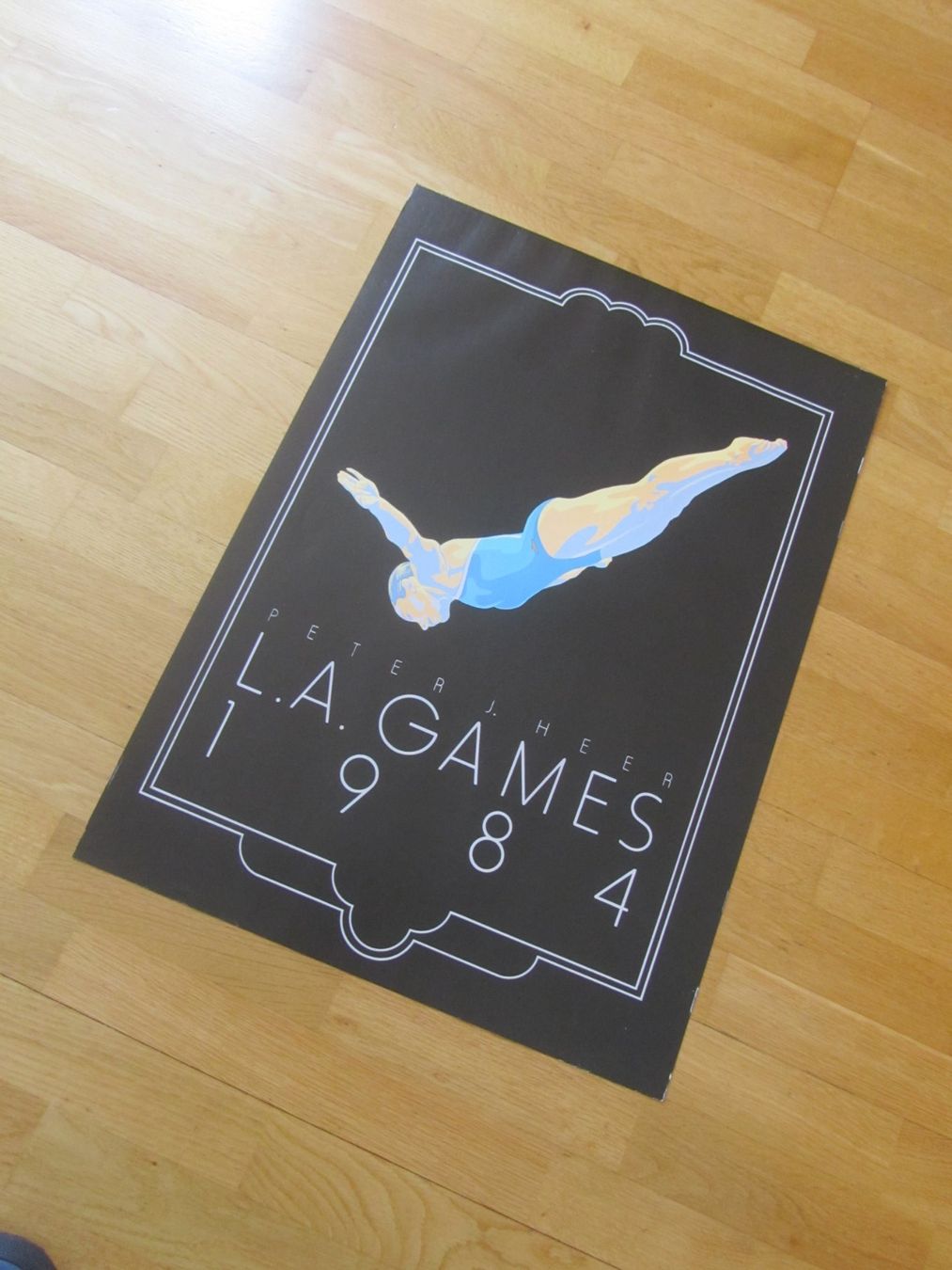 Foto & Immagini: Original Peter J. Heer LA Games 1984 Poster – Usato da Seengen venduto da mikelele 3