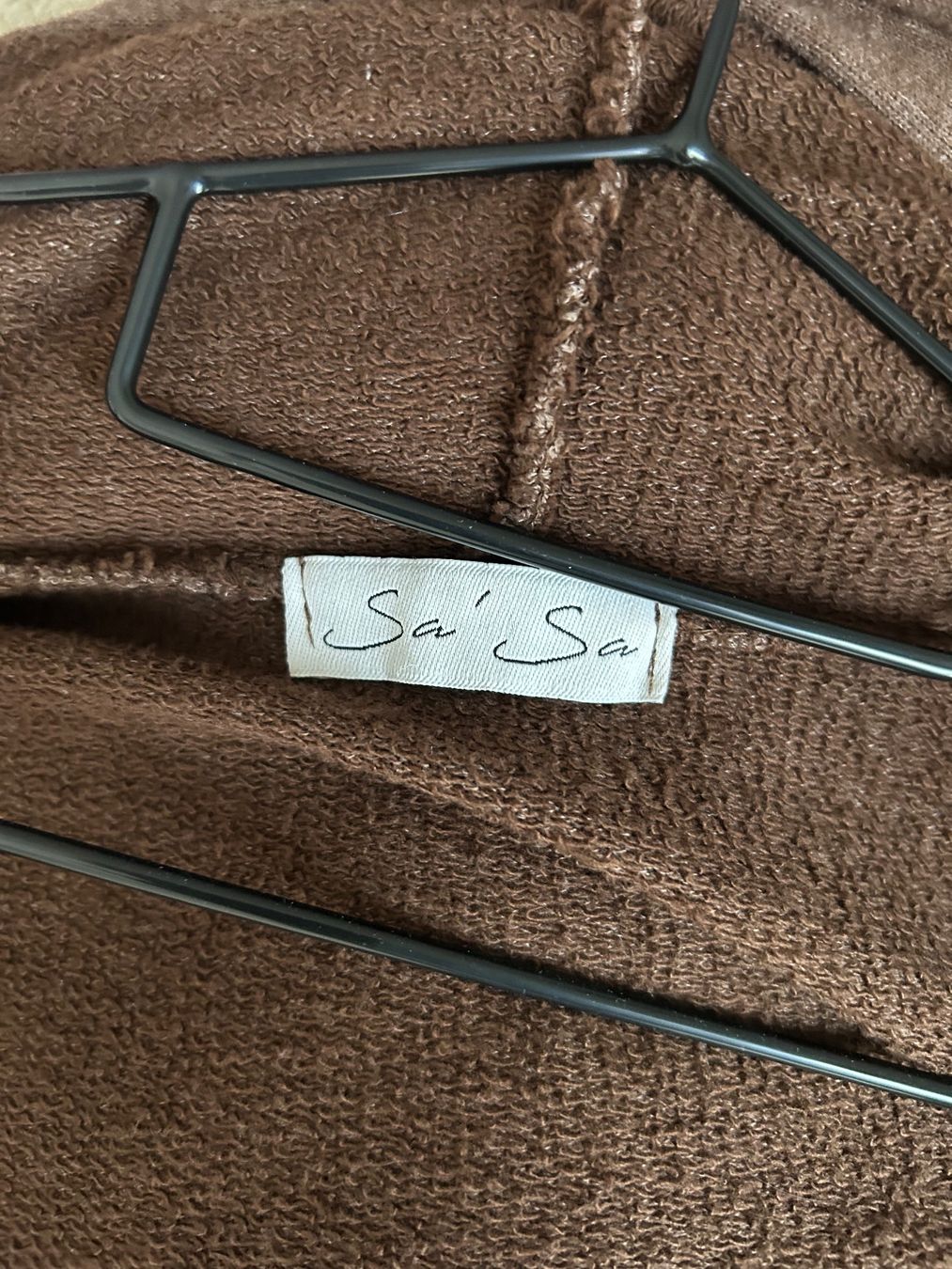 Giacche: Braune Sa' Sa' Jacke mit Kapuze, Grösse One Size – Usato da Magden venduto da ros_97bz 2