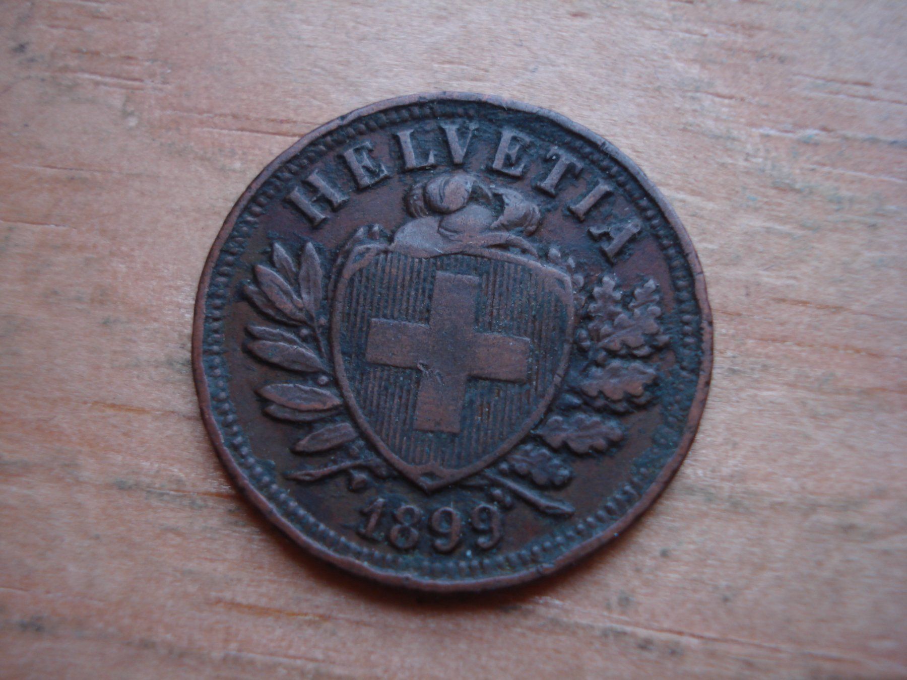 Tutti le monete: (W5) 2 Rappen 1899 – Usato da Erlach venduto da Net-Coins