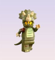 Lego 71045 Minifigur Serie 25, Triceratops Costume Fan