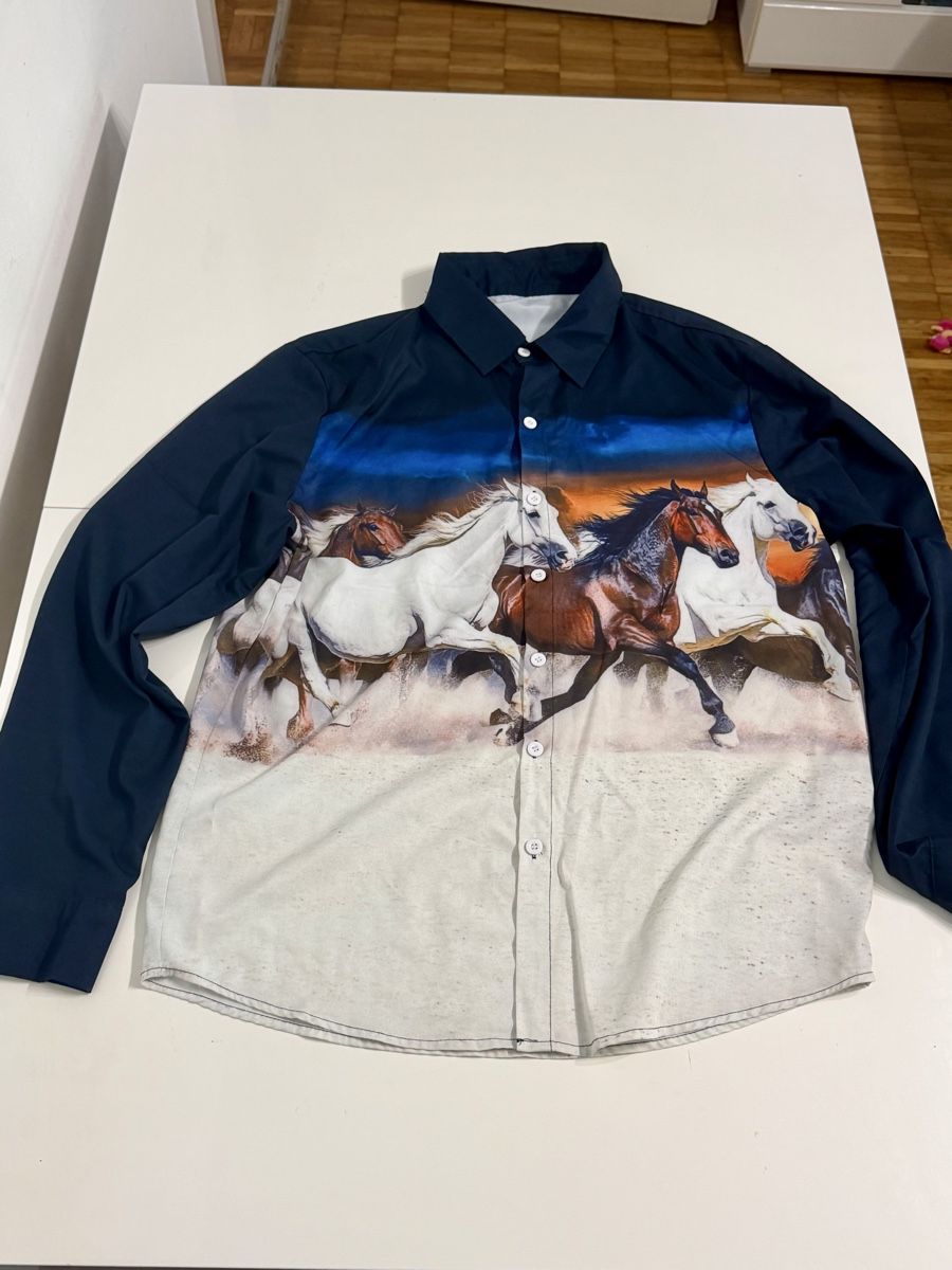 Hemden: Hemd Pferd Gr.L/Xl   – Gebraucht aus St.Gallen von pep_2gfq
