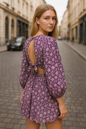 Maje Open Back Dress