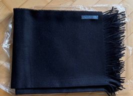Baby Alpaca Decke schwarz 130x180cm NEU!