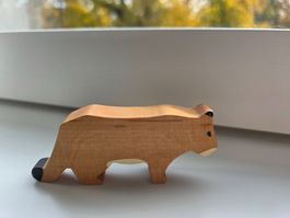 Antike Tierfigur Löwin "Spielform Brockel" - NEU